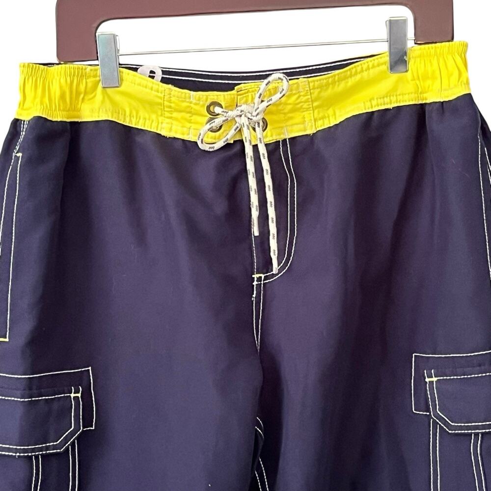 Boden Swim Board Shorts Men's Size 36 Trunks Surfwear Beach Inseam 10" Navy - Picture 2 of 9